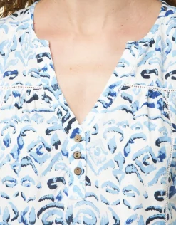 Sale Débardeur imprimé blanc T-shirts|Chemisiers & Blouses