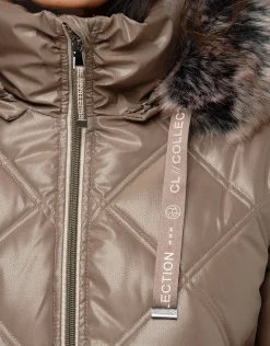 Best Doudoune beige capuche Doudounes|Parkas