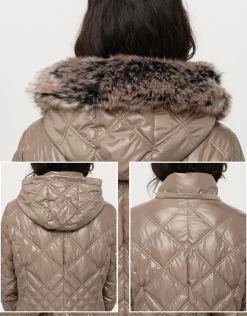 Best Doudoune beige capuche Doudounes|Parkas