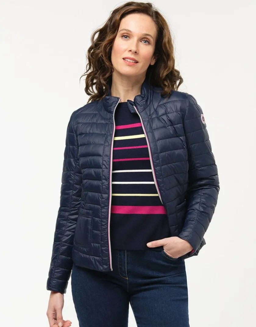 Sale Doudoune courte marine Doudounes|Parkas