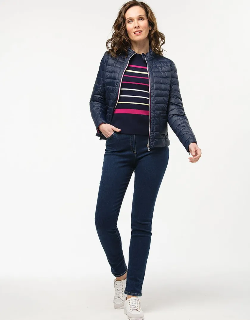 Sale Doudoune courte marine Doudounes|Parkas