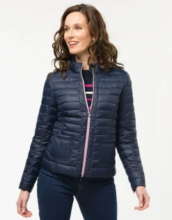 Sale Doudoune courte marine Doudounes|Parkas