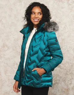 Best Doudoune irisée à capuche Doudounes|Parkas
