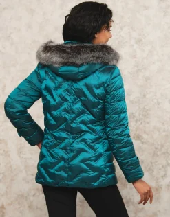 Best Doudoune irisée à capuche Doudounes|Parkas