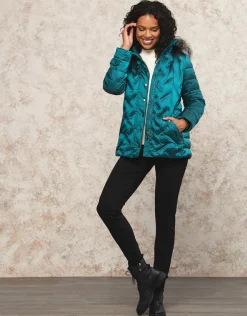 Best Doudoune irisée à capuche Doudounes|Parkas