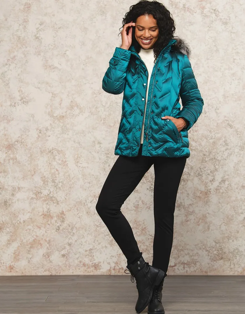Best Doudoune irisée à capuche Doudounes|Parkas