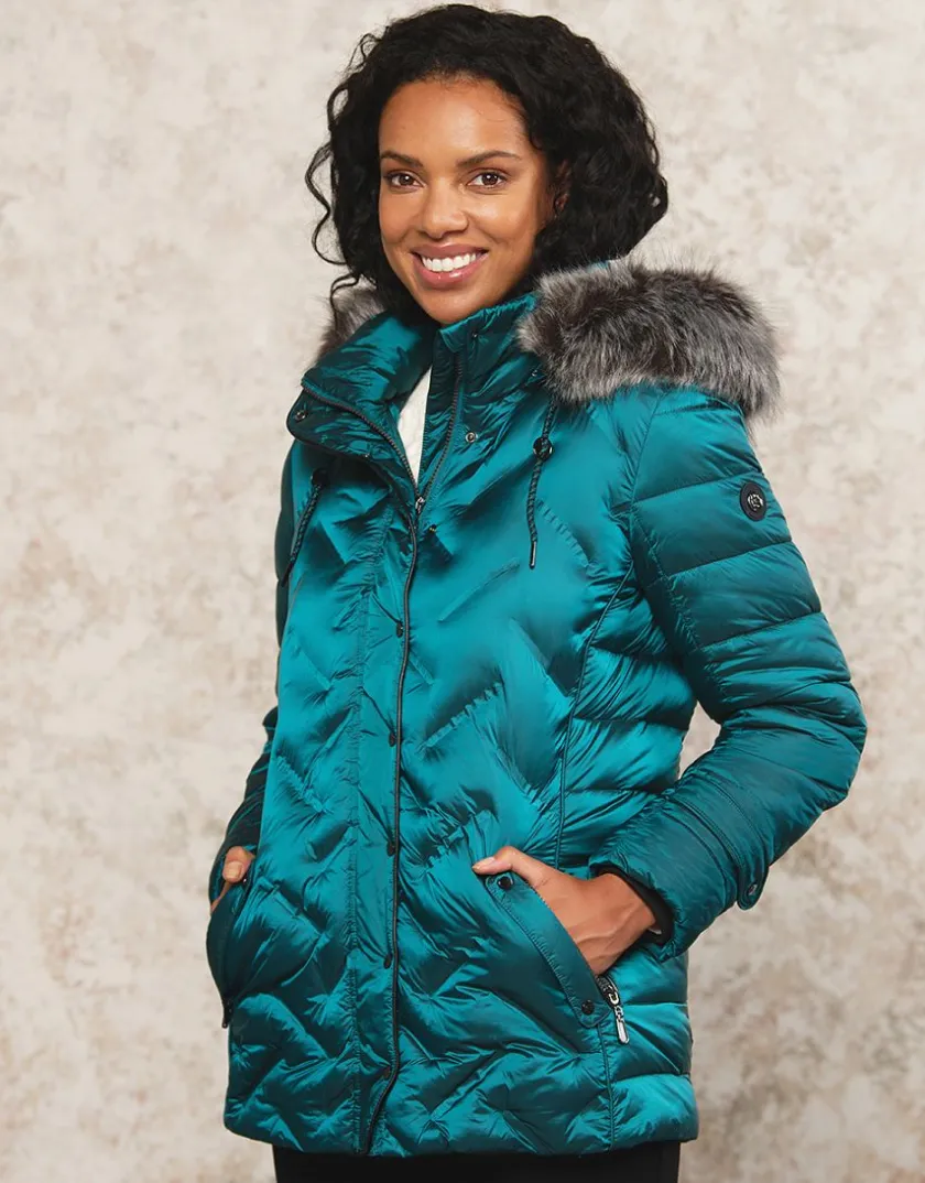 Best Doudoune irisée à capuche Doudounes|Parkas
