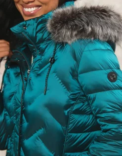 Best Doudoune irisée à capuche Doudounes|Parkas