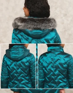 Best Doudoune irisée à capuche Doudounes|Parkas