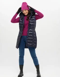 New Doudoune longue marine Doudounes|Parkas