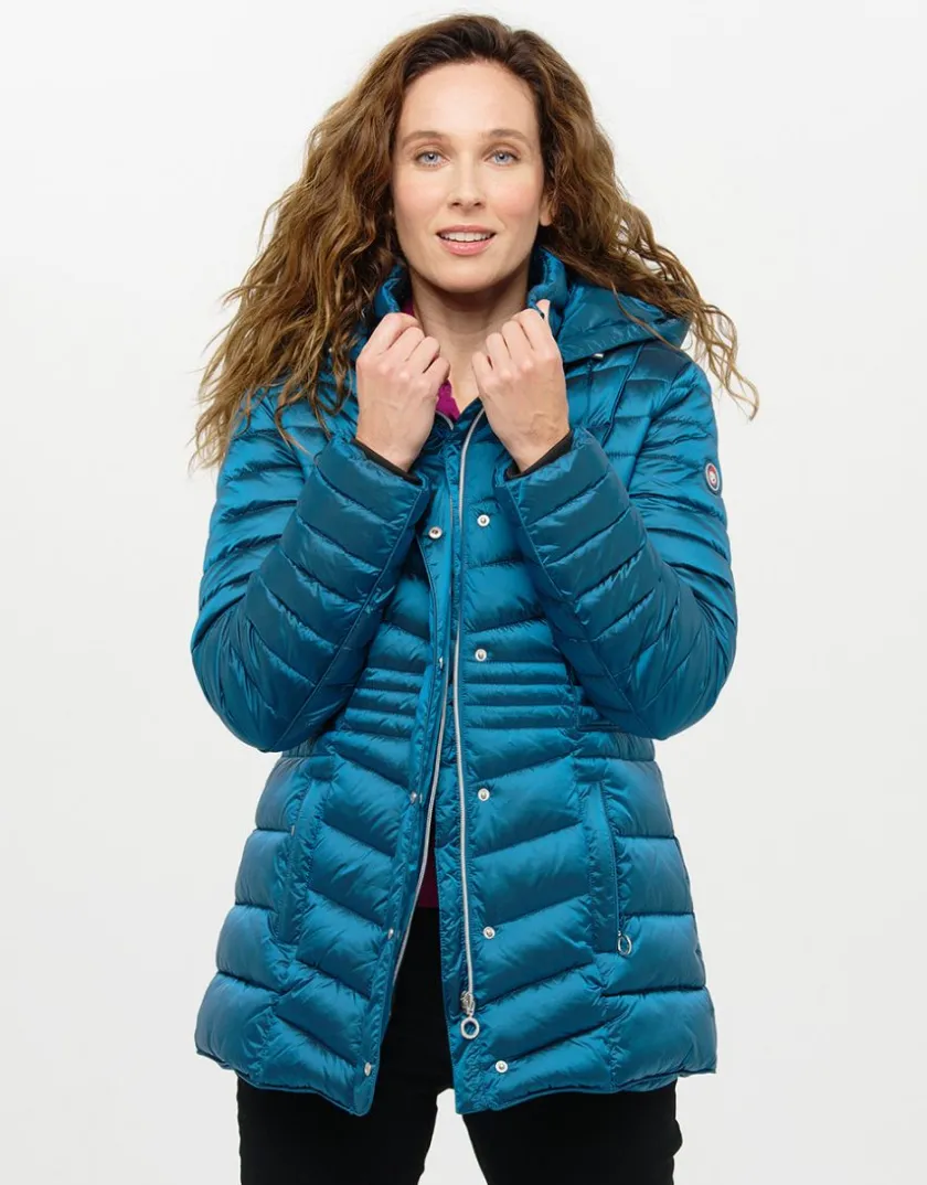 Fashion Doudoune matelassée bleu Doudounes|Parkas