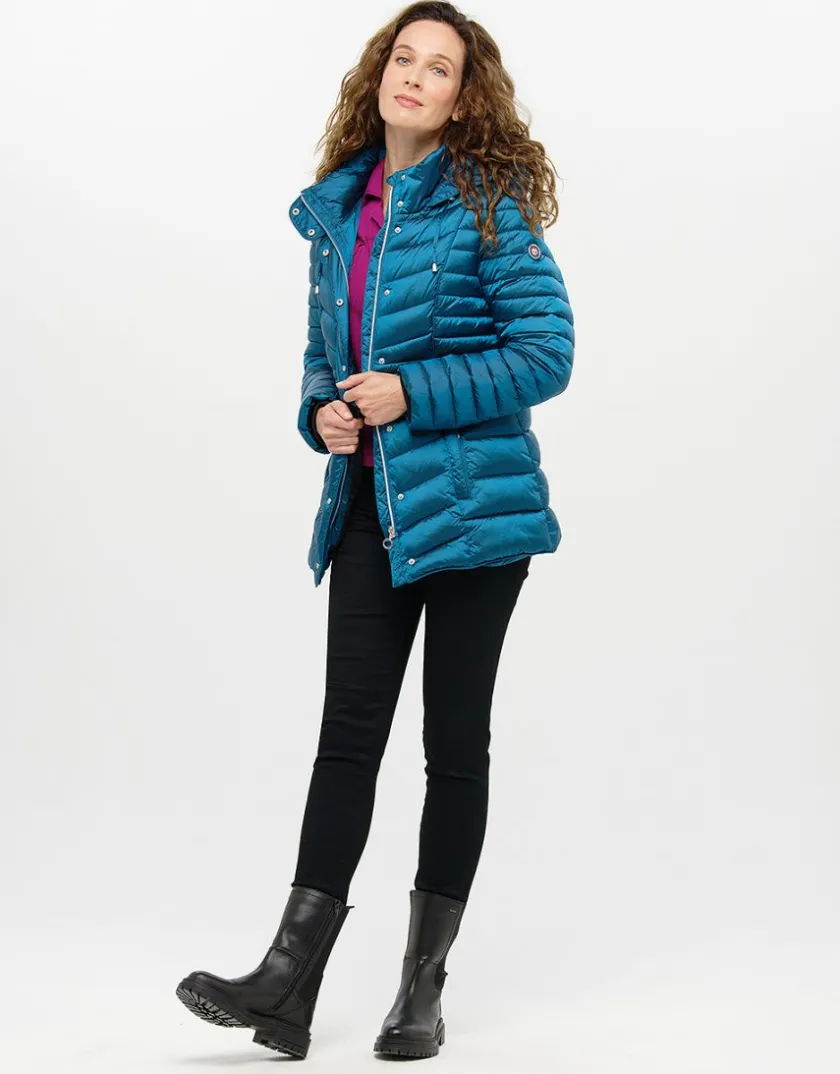 Fashion Doudoune matelassée bleu Doudounes|Parkas