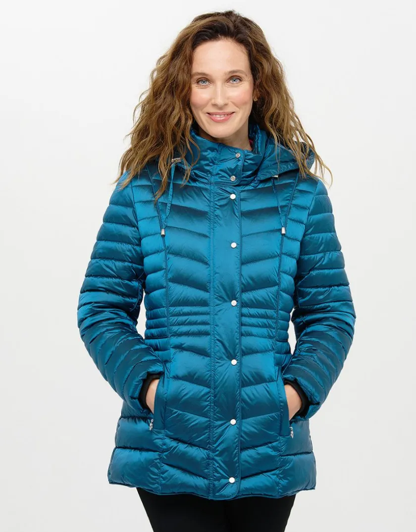 Fashion Doudoune matelassée bleu Doudounes|Parkas