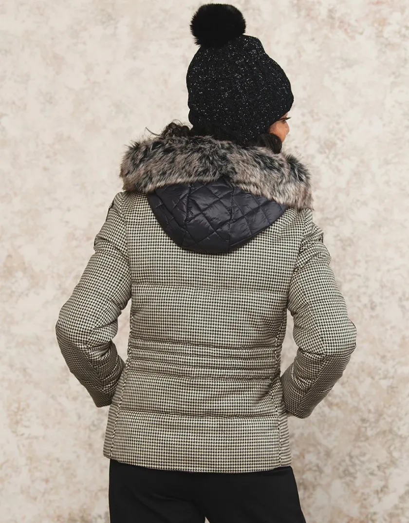 Clearance Doudoune pieds de poule Doudounes|Parkas