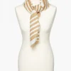 Clearance Echarpe beige à motifs Accessoires