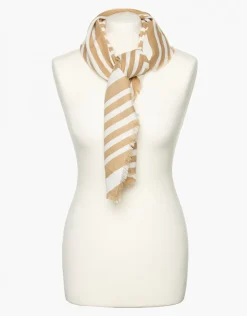 Clearance Echarpe beige à motifs Accessoires