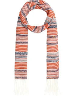 Outlet Echarpe rayures oranges Accessoires