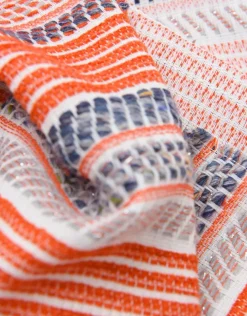 Outlet Echarpe rayures oranges Accessoires