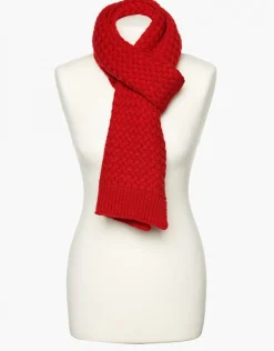 Clearance Echarpe rouge Accessoires