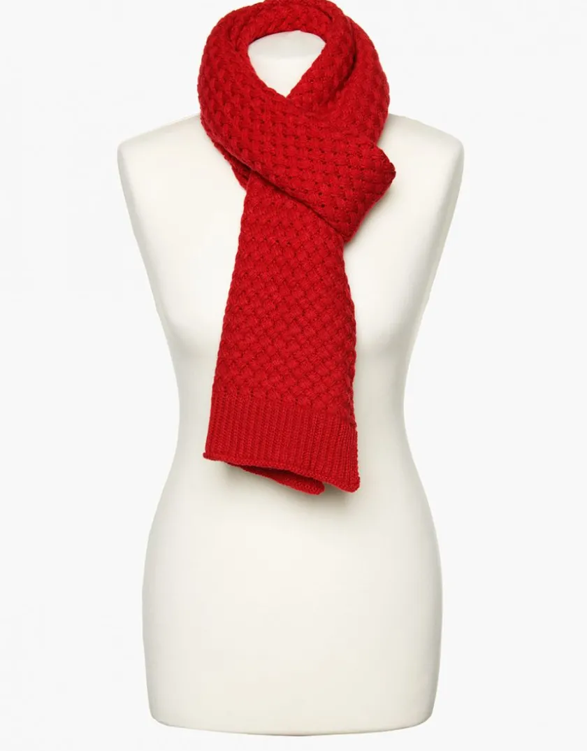 Clearance Echarpe rouge Accessoires