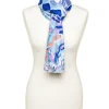 Fashion Foulard bleu coraux Foulards|Accessoires