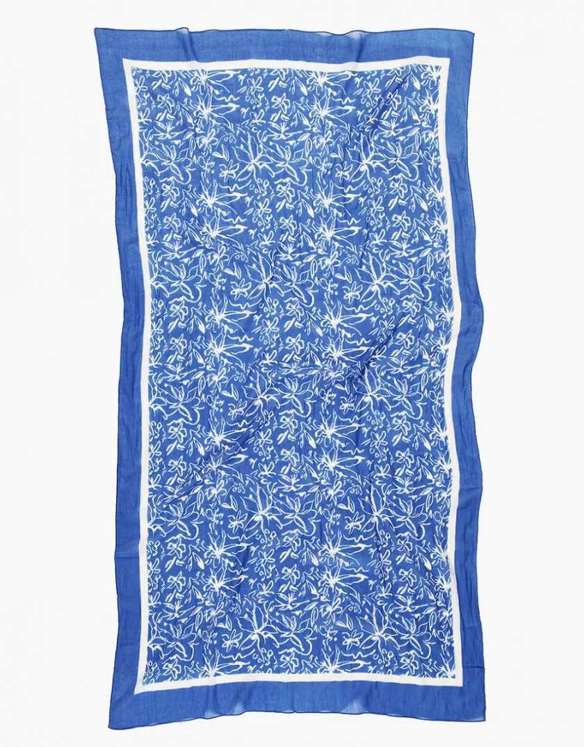 Best Foulard bleu coton Foulards|Accessoires