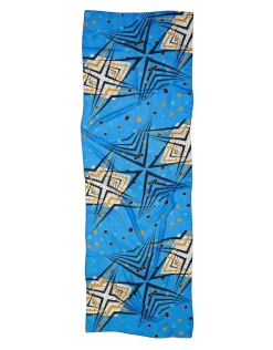 Hot Foulard bleu imprimé Foulards|Accessoires