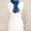 Fashion Foulard bleu imprimé Foulards|Accessoires