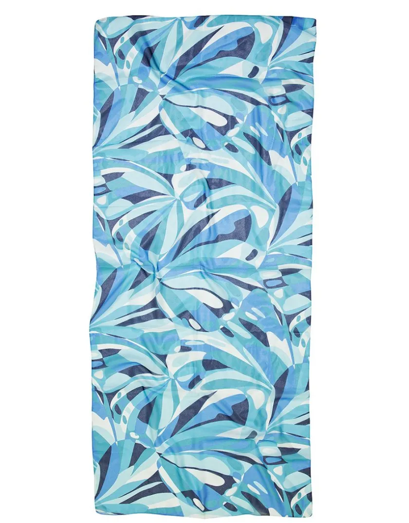 Clearance Foulard bleu imprimé Foulards|Accessoires