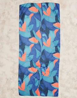 Outlet Foulard bleu imprimé Foulards|Accessoires