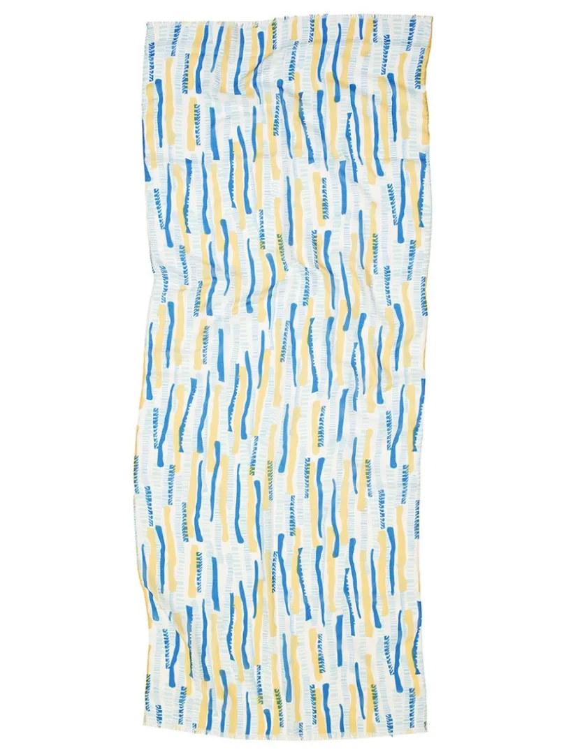 Hot Foulard bleu jaune Foulards|Accessoires