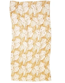 Fashion Foulard camel feuillages Foulards|Accessoires