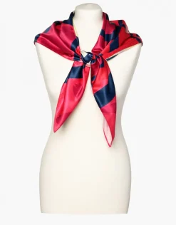 Fashion Foulard carré fuchsia Foulards|Accessoires