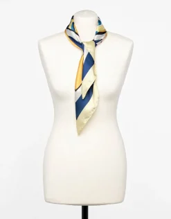 Best Foulard carré jaune bleu Foulards|Accessoires