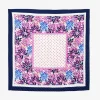 Best Foulard carré rose plissé Foulards|Accessoires