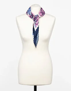 Best Foulard carré rose plissé Foulards|Accessoires