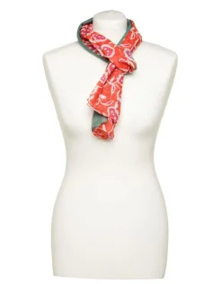 Hot Foulard corail fleuri Foulards|Accessoires