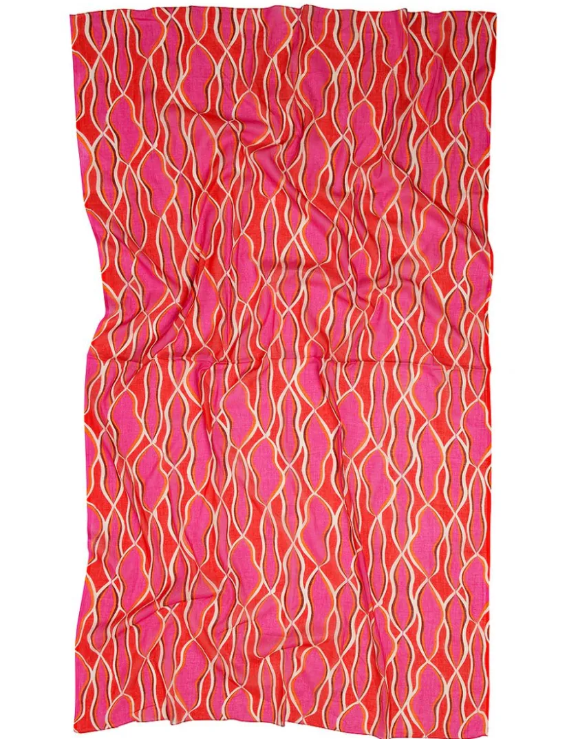 Best Foulard imprimé fuchsia Foulards|Accessoires