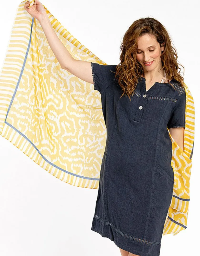 Best Foulard imprimé jaune Foulards|Accessoires