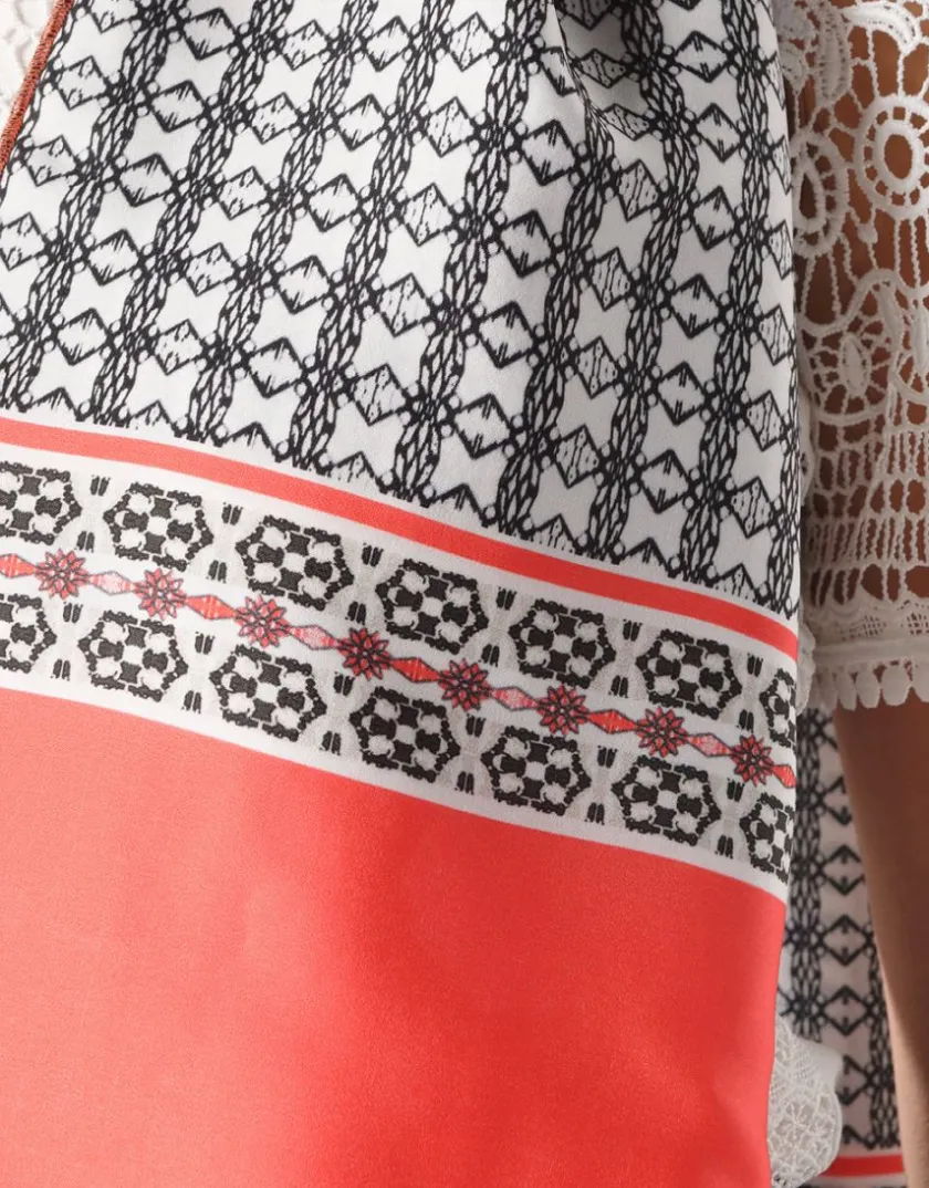 Fashion Foulard imprimé orange Foulards|Accessoires