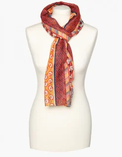 Online Foulard imprimé rayures Foulards|Accessoires