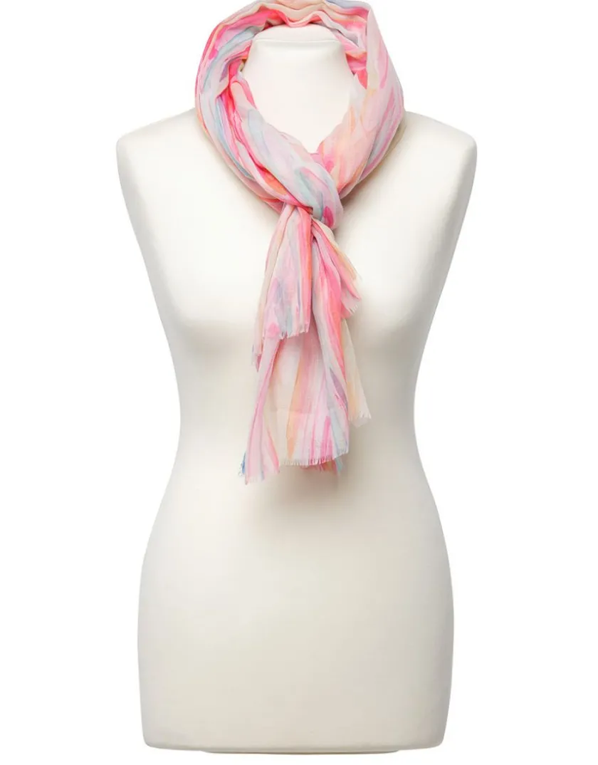 Outlet Foulard imprimé rose Foulards|Accessoires