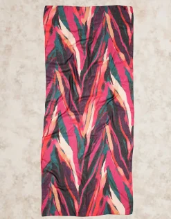 Online Foulard imprimé rose noir Foulards|Accessoires