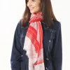 Fashion Foulard imprimé rouge Foulards|Accessoires