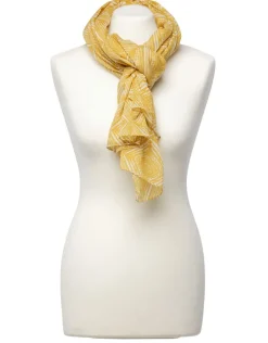 Online Foulard jaune imprimé Foulards|Accessoires