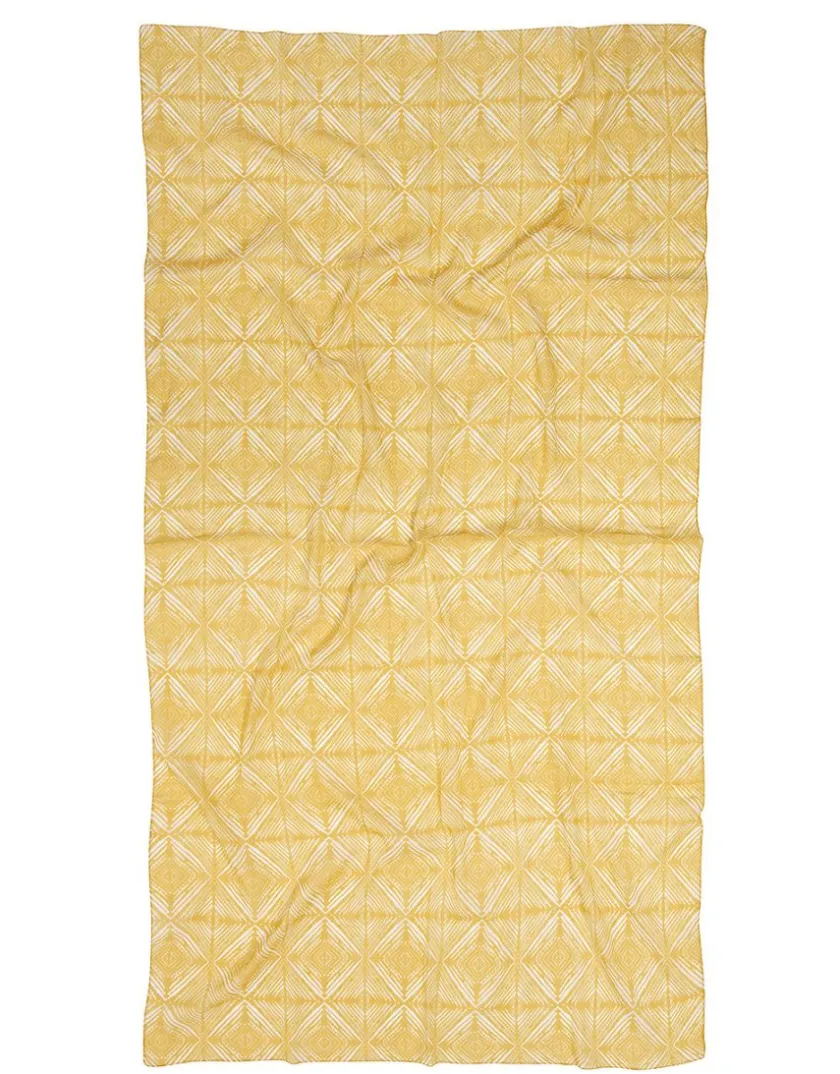 Online Foulard jaune imprimé Foulards|Accessoires