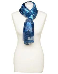 Clearance Foulard léger bleu Foulards|Accessoires