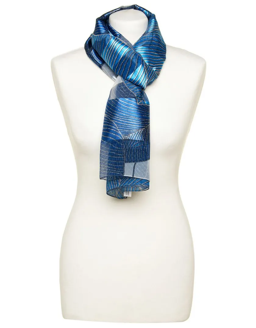 Clearance Foulard léger bleu Foulards|Accessoires