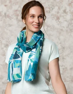 New Foulard motif vert Foulards|Accessoires