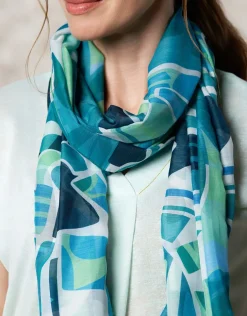 New Foulard motif vert Foulards|Accessoires